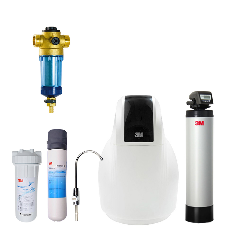 3M前置過濾器CP-F020-5+3M中央凈水機CTS100+3M軟水機SFT-150+3M凈水器DWS2500-CN全屋凈水 （適合200平米左右全屋使用）