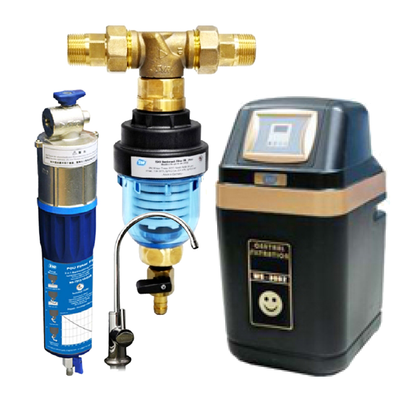 漢斯希爾前置ECO+軟水機3001-07+凈水機7315-028全屋凈水（適合80平米左右北方使用）