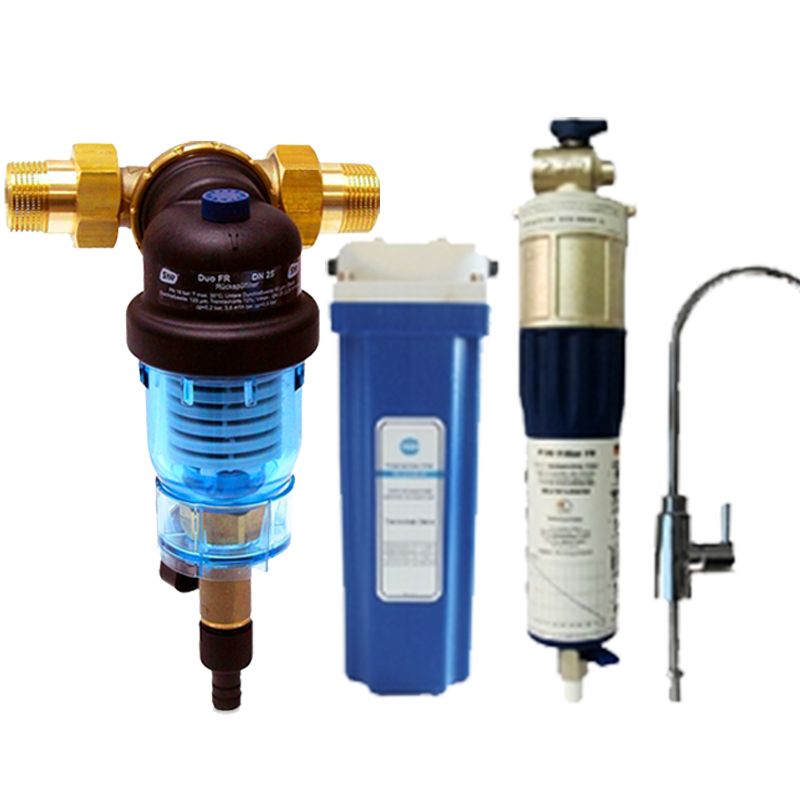 漢斯希爾前置過濾器DUOFR+末端凈水機7315-032全屋凈水套餐