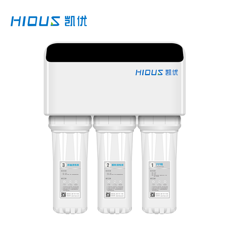 凱優(yōu)PC580E五級過濾反滲透家用純雙出水純水機(jī)
